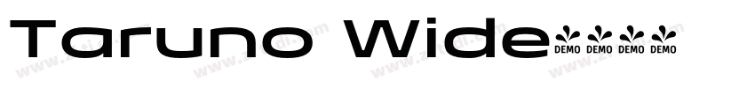 Taruno Wide字体转换